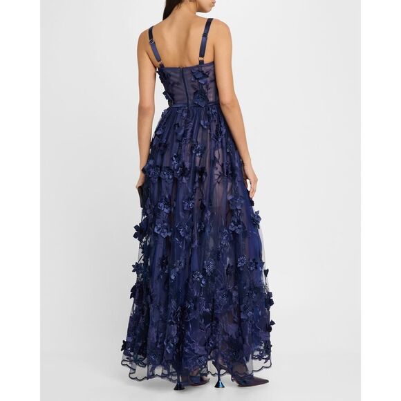 BRONX & BANCO Anastasia Navy Maxi Dress AUS 10/ us 6/M - Picture 4 of 15